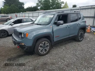 2015 Jeep Renegade Trailhawk z VIN ZACCJBCT5FPB33349, wystawiony jako Copart lot #64818475 z przebiegiem 146 151 mil mil oraz Szkoda całkowita • Salvage title. Historia ofert i sprzedaży dostępna na DreamBid. Obrazek 1.