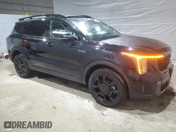 2025 Kia Sorento X-Line SX Prestige z VIN 5XYRKDJF6SG317452, wystawiony jako Copart lot #47240685 z przebiegiem 3 076 mil mil oraz Szkoda całkowita • Salvage title. Historia ofert i sprzedaży dostępna na DreamBid. Obrazek 4.