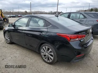 2019 Hyundai Accent Limited with VIN 3KPC34A35KE073086, listed as a Copart auction lot 46021413 with 2,391 mi miles. Bid and sale history available at carsss.com. Image 2.