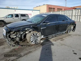 2018 Lincoln Continental Select with VIN 1LN6L9SK2J5617937, listed as a Copart auction lot 86774734 with 46,451 mi miles and Salvage Title. Bid and sale history available at carsss.com. Image 1.