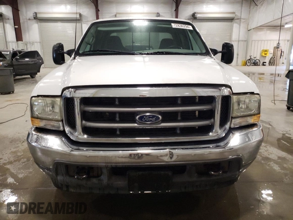 2002 Ford F-250 XL with VIN 1FTNW20S22EB89080, listed as a Copart auction lot 72836294 with 161,573 mi miles and Non Repairable. Bid and sale history available at DreamBid. Image 5.