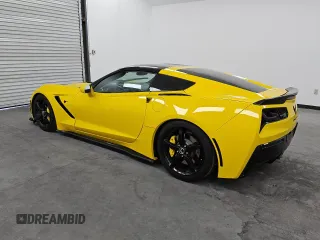 2015 Chevrolet Corvette 3LT with VIN 1G1YF2D74F5105830, listed as a Copart auction lot 74052814 with 13,994 mi miles and Clean Title. Bid and sale history available at carsss.com. Image 2.