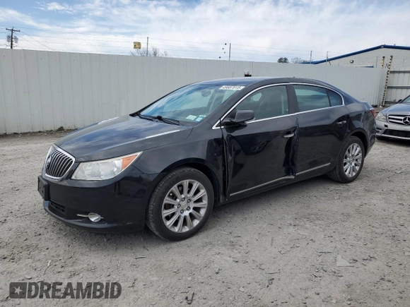 2013 Buick LaCrosse Leather with VIN 1G4GC5E31DF190251, listed as a Copart auction lot 49687815 with 165,233 mi miles and Salvage Title. Bid and sale history available at carsss.com. Image 1.