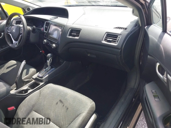 2014 Honda Civic Sedan EX with VIN 2HGFB2F8XEH517873, listed as a IAAI auction lot 42181326 with Not Provided miles. Bid and sale history available at carsss.com. Image 5.