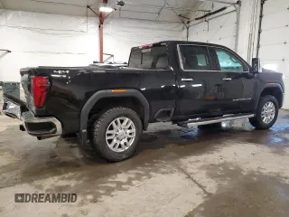 2024 GMC Sierra 2500HD SLT with VIN 1GT49NEY3RF250443, listed as a Copart auction lot 46684495 with 27,992 mi miles and Salvage title. Bid and sale history available at DreamBid. Image 3.