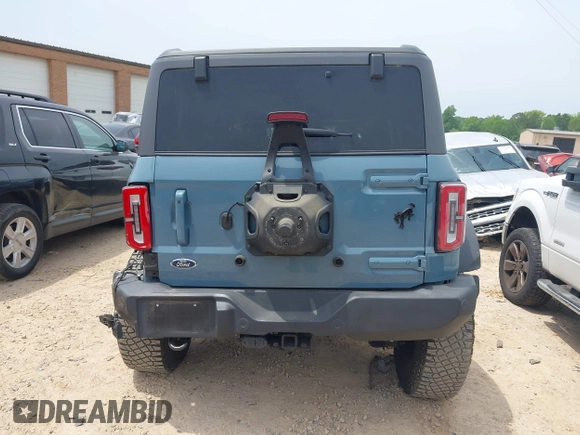 2021 Ford Bronco with VIN 1FMEE5DP5MLA71724, listed as a IAAI auction lot 42286668 with 38,239 mi miles and . Bid and sale history available at DreamBid. Image 16.
