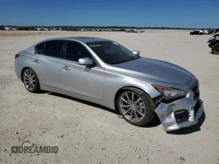 2014 Infiniti Q50 Hybrid Sport with VIN JN1AV7AP4EM690963, listed as a Copart auction lot 47596935 with 116,298 mi miles and Clean Title. Bid and sale history available at carsss.com. Image 4.