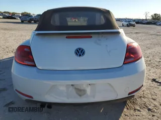 2015 Volkswagen Beetle 1.8T with VIN 3VW517AT7FM809440, listed as a Copart auction lot 84334724 with Not provided miles and Salvage title. Bid and sale history available at DreamBid. Image 6.