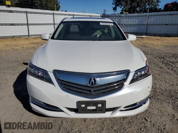 2016 Acura RLX Advance Pkg with VIN JH4KC1F94GC001347, listed as a Copart auction lot 67578124 with 137,757 mi miles and Salvage Title. Bid and sale history available at carsss.com. Image 5.