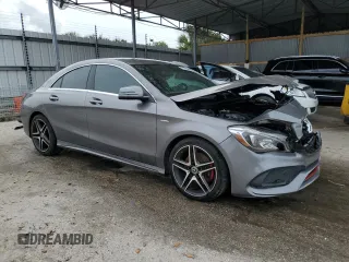 2018 Mercedes-Benz CLA 250 with VIN WDDSJ4EB0JN680225, listed as a Copart auction lot 43581334 with 53,538 mi miles and . Bid and sale history available at DreamBid. Image 4.