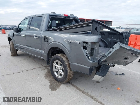 2024 Ford F-150 XLT with VIN 1FTEW3LP9RKD94274, listed as a IAAI auction lot 41519123 with 9,279 mi miles. Bid and sale history available at carsss.com. Image 3.