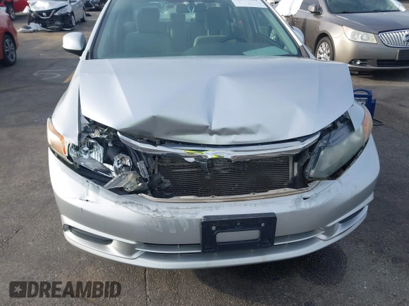 2012 Honda Civic EX with VIN 19XFB2F81CE098044, listed as a IAAI auction lot 42064121 with 147,628 mi miles and . Bid and sale history available at DreamBid. Image 6.