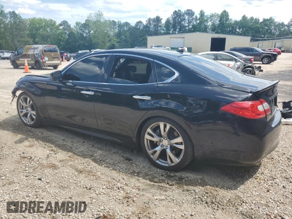 2013 Infiniti M z VIN JN1BY1AP6DM510194, wystawiony jako Copart lot #55293915 z przebiegiem 143 127 mil mil oraz Szkoda całkowita • Salvage title. Historia ofert i sprzedaży dostępna na DreamBid. Obrazek 2.