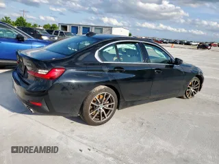 2020 BMW 3 Series 330i with VIN 3MW5R1J04L8B37143, listed as a Copart auction lot 58275205 with 29,938 mi miles and Salvage title. Bid and sale history available at DreamBid. Image 3.