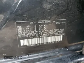 2020 Subaru Impreza with VIN 4S3GKAB62L3604197, listed as a Copart auction lot 44809565 with 85,259 mi miles and Salvage title. Bid and sale history available at DreamBid. Image 12.