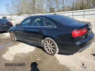 2013 Audi A6 3.0T Prestige with VIN WAUHGAFCXDN146708, listed as a Copart auction lot 48297395 with 94,776 mi miles and Salvage Title. Bid and sale history available at carsss.com. Image 2.