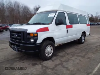 2008 Ford Econoline Cargo Commercial with VIN 1FTNS24W68DA45250, listed as a IAAI auction lot 41710309 with 240,564 mi miles and . Bid and sale history available at DreamBid. Image 2.