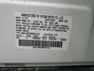 2008 Infiniti EX Journey with VIN JNKAJ09E48M300742, listed as a Copart auction lot 73926254 with 129,017 mi miles and Non Repairable. Bid and sale history available at carsss.com. Image 14.