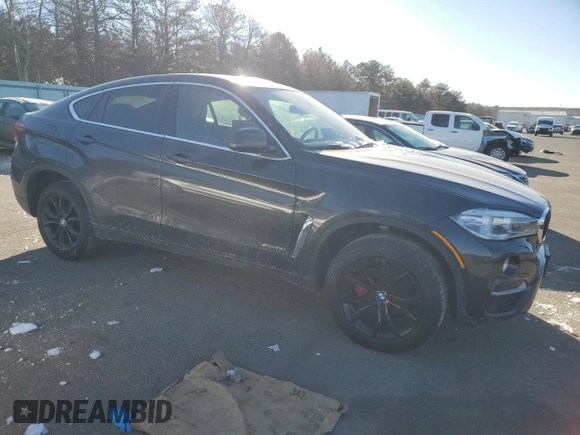 2015 BMW X6 xDrive35i with VIN 5UXKU2C55F0N76139, listed as a Copart auction lot 38612634 with Not Provided miles. Bid and sale history available at carsss.com. Image 4.