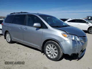 2012 Toyota Sienna XLE with VIN 5TDDK3DC8CS039549, listed as a Copart auction lot 48504955 with 167,563 mi miles and Salvage Title. Bid and sale history available at carsss.com. Image 4.