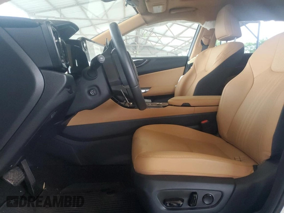 2025 Lexus NX 350 Premium with VIN JTJGGCEZ4S5010715, listed as a Copart auction lot 54897185 with 15,624 mi miles and Salvage title. Bid and sale history available at DreamBid. Image 7.