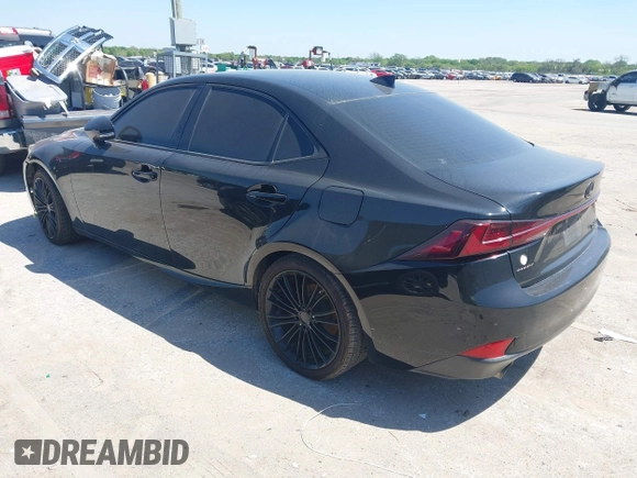 2015 Lexus IS 250 with VIN JTHBF1D21F5047167, listed as a IAAI auction lot 41952132 with 128,239 mi miles. Bid and sale history available at carsss.com. Image 3.