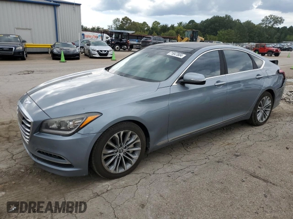 2015 Hyundai Genesis 3.8L with VIN KMHGN4JEXFU071785, listed as a Copart auction lot 71847804 with 153,816 mi miles and Salvage Title. Bid and sale history available at carsss.com. Image 1.
