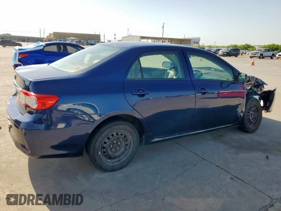 2013 Toyota Corolla L with VIN 5YFBU4EE2DP109547, listed as a Copart auction lot 52616025 with 174,657 mi miles and Salvage Title. Bid and sale history available at carsss.com. Image 3.