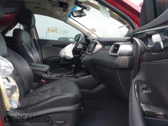 2016 Kia Sorento EX with VIN 5XYPH4A55GG106229, listed as a IAAI auction lot 39157669 with 94,502 mi miles. Bid and sale history available at carsss.com. Image 5.
