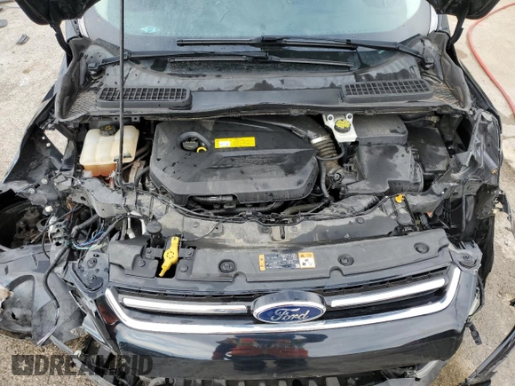 2016 Ford Escape Titanium with VIN 1FMCU0JX8GUA19696, listed as a Copart auction lot 46294145 with 99,165 mi miles and Salvage Title. Bid and sale history available at carsss.com. Image 11.
