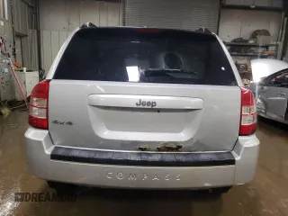 2007 Jeep Compass Sport with VIN 1J8FF47W57D193557, listed as a Copart auction lot 44903375 with 0 mi miles and Salvage Title. Bid and sale history available at carsss.com. Image 6.