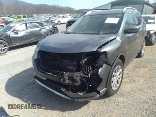 2017 Nissan Rogue SV with VIN KNMAT2MV9HP569896, listed as a IAAI auction lot 41734484 with 232,629 mi miles. Bid and sale history available at carsss.com. Image 6.