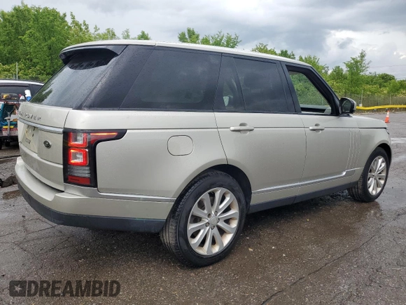 2014 Land Rover Range Rover HSE with VIN SALGS2WF7EA135776, listed as a Copart auction lot 61751015 with 87,108 mi miles and Clean title. Bid and sale history available at DreamBid. Image 3.