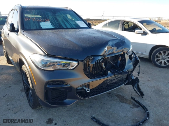 2023 BMW X5 sDrive40i with VIN 5UXCR4C04P9R39789, listed as a IAAI auction lot 41140218 with 1 mi miles. Bid and sale history available at carsss.com. Image 6.