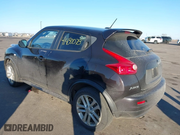 2014 Nissan Juke S with VIN JN8AF5MV7ET360088, listed as a IAAI auction lot 41480078 with 74,545 mi miles. Bid and sale history available at carsss.com. Image 3.