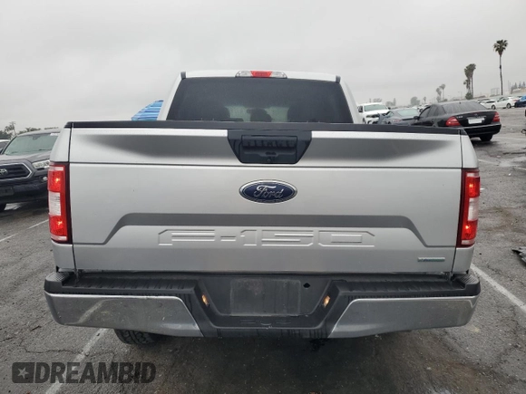 2018 Ford F-150 XL with VIN 1FTEW1EP3JFD05281, listed as a Copart auction lot 50724245 with 48,541 mi miles and Salvage title. Bid and sale history available at DreamBid. Image 6.