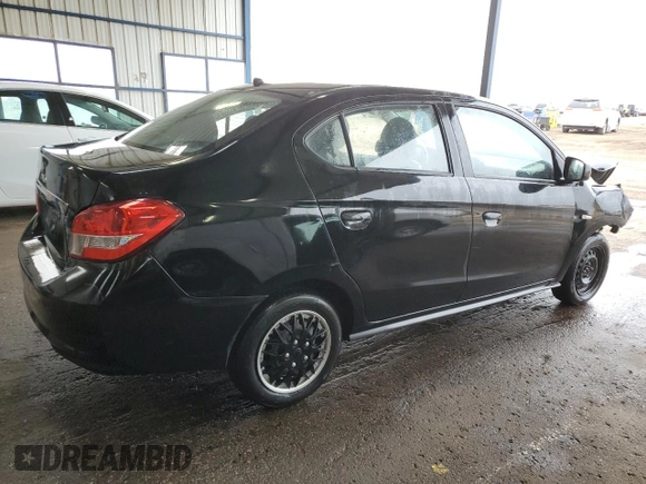 2020 Mitsubishi Mirage ES z VIN ML32F3FJXLHF12630, wystawiony jako Copart lot #53388365 z przebiegiem 33 043 mil mil oraz Czysty tytuł • Clean title. Historia ofert i sprzedaży dostępna na DreamBid. Obrazek 3.