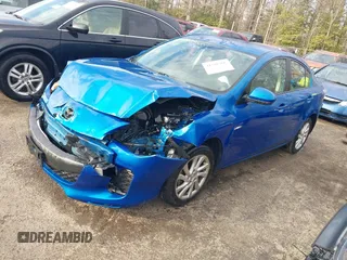 2012 Mazda Mazda3 i Touring with VIN JM1BL1V85C1537224, listed as a IAAI auction lot 41588360 with 186,814 mi miles. Bid and sale history available at carsss.com. Image 2.
