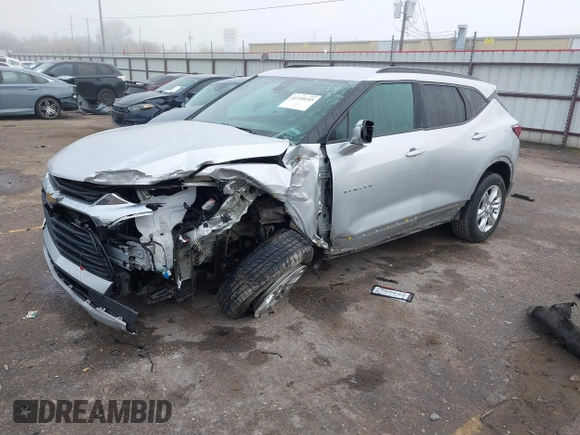 2021 Chevrolet Blazer LT with VIN 3GNKBDRS5MS511594, listed as a IAAI auction lot 41135245 with 73,304 mi miles and . Bid and sale history available at DreamBid. Image 18.