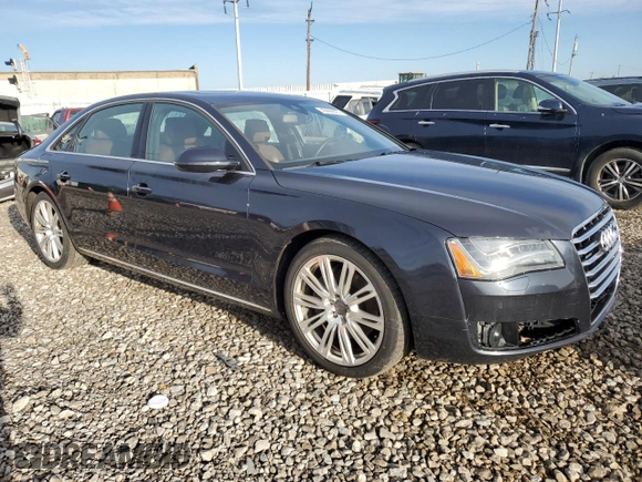 2014 Audi A8 3.0T z VIN WAURGAFD5EN009612, wystawiony jako Copart lot #49860895 z przebiegiem 170 973 mil mil oraz Szkoda całkowita • Salvage title. Historia ofert i sprzedaży dostępna na DreamBid. Obrazek 4.
