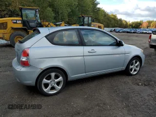 2007 Hyundai Accent SE with VIN KMHCN36C37U035020, listed as a Copart auction lot 75722614 with 54,288 mi miles and Clean Title. Bid and sale history available at carsss.com. Image 3.