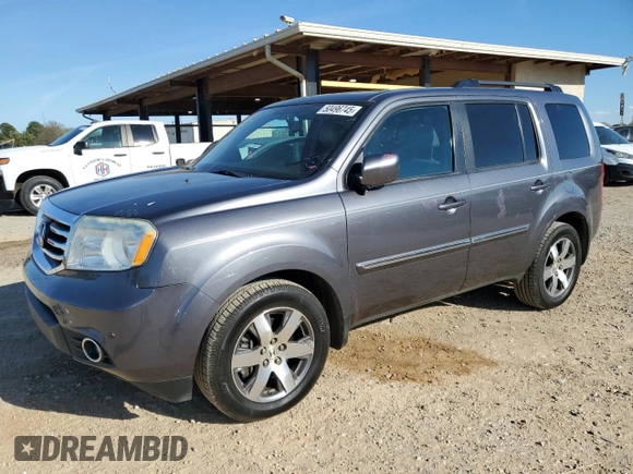 2015 Honda Pilot Touring with VIN 5FNYF3H93FB010229, listed as a Copart auction lot 50496745 with 189,938 mi miles and Salvage Title. Bid and sale history available at carsss.com. Image 1.