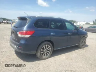 2015 Nissan Pathfinder S with VIN 5N1AR2MN6FC645878, listed as a Copart auction lot 60121285 with 191,449 mi miles and Salvage title. Bid and sale history available at DreamBid. Image 3.