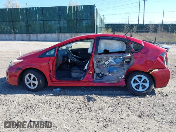 2012 Toyota Prius One with VIN JTDKN3DU7C1511566, listed as a IAAI auction lot 42071435 with 272,827 mi miles. Bid and sale history available at carsss.com. Image 15.