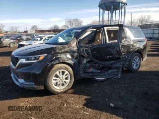 2023 Kia Carnival LX with VIN KNDNB4H34P6211585, listed as a Copart auction lot 47131275 with 38,939 mi miles and Salvage Title. Bid and sale history available at carsss.com. Image 1.
