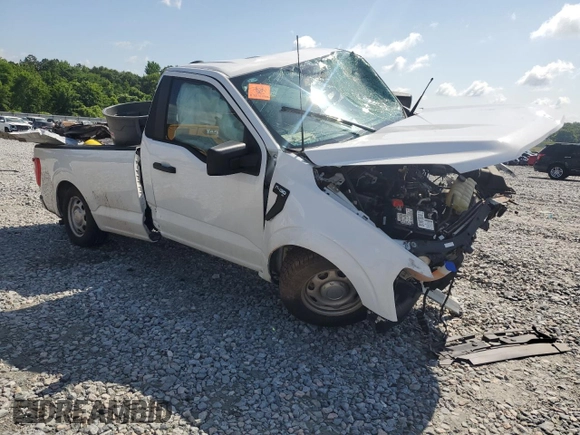 2023 Ford F-150 XL with VIN 1FTMF1CB4PKF11339, listed as a Copart auction lot 57857335 with Not provided miles and Salvage title. Bid and sale history available at DreamBid. Image 4.