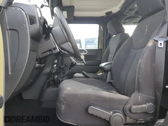 2013 Jeep Wrangler Sport z VIN 1C4AJWAG3DL574449, wystawiony jako Copart lot #58001535 z przebiegiem 35 533 mil mil oraz Szkoda całkowita • Salvage title. Historia ofert i sprzedaży dostępna na DreamBid. Obrazek 7.