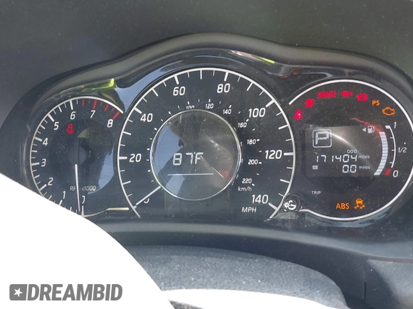 2017 Nissan Note SV with VIN 3N1CE2CP9HL376524, listed as a IAAI auction lot 42087862 with 171,404 mi miles and . Bid and sale history available at DreamBid. Image 7.