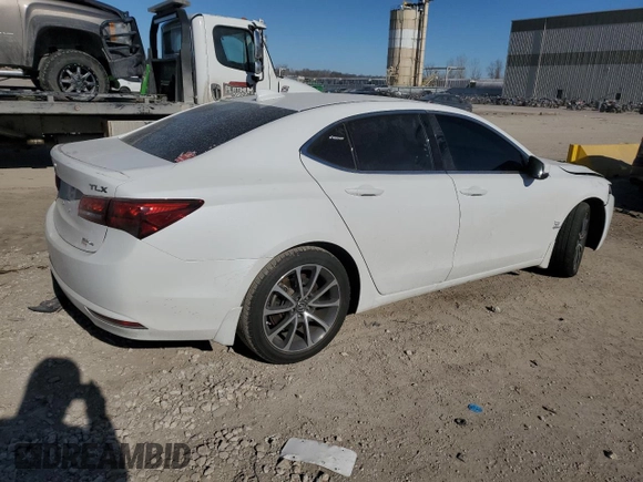 2015 Acura TLX V6 Tech with VIN 19UUB3F59FA008425, listed as a Copart auction lot 41960845 with 155,290 mi miles and Salvage Title. Bid and sale history available at carsss.com. Image 3.