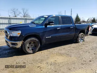 2019 Ram 1500 Big Horn z VIN 1C6SRFFT3KN895368, wystawiony jako Copart lot #52395125 z przebiegiem 101 665 mil mil oraz Tytuł czysty. Historia ofert i sprzedaży dostępna na DreamBid. Obrazek 1.